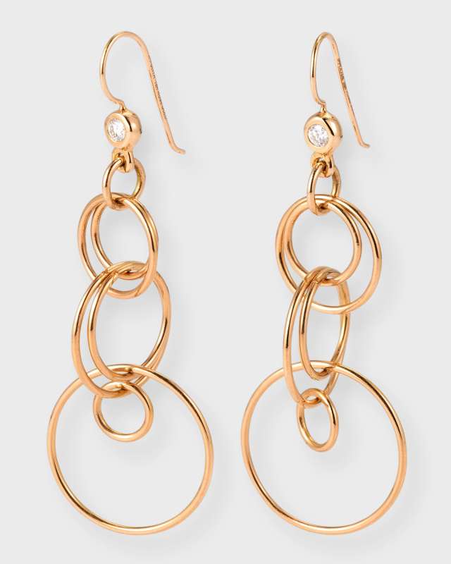 18K Rose Gold Classico Mini Jet Set Earrings