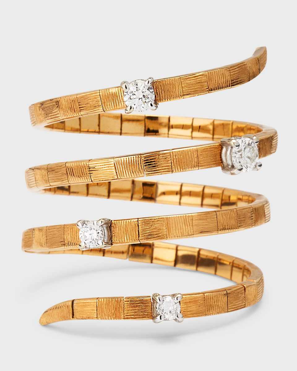 Magic Snake 4-Diamond Ring