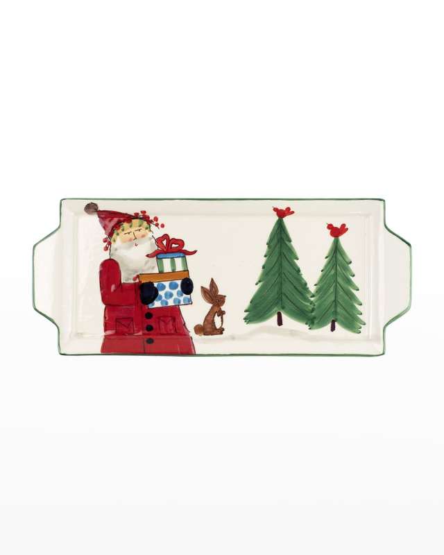 2019 Limited Edition Old St. Nick Rectangular Platter