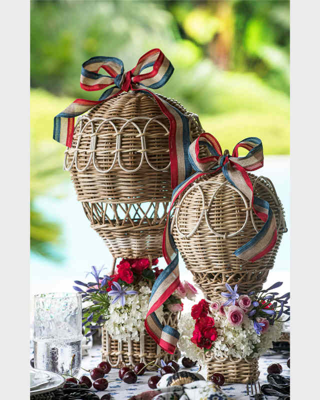 Provence Rattan 20" Hot Air Balloon Basket