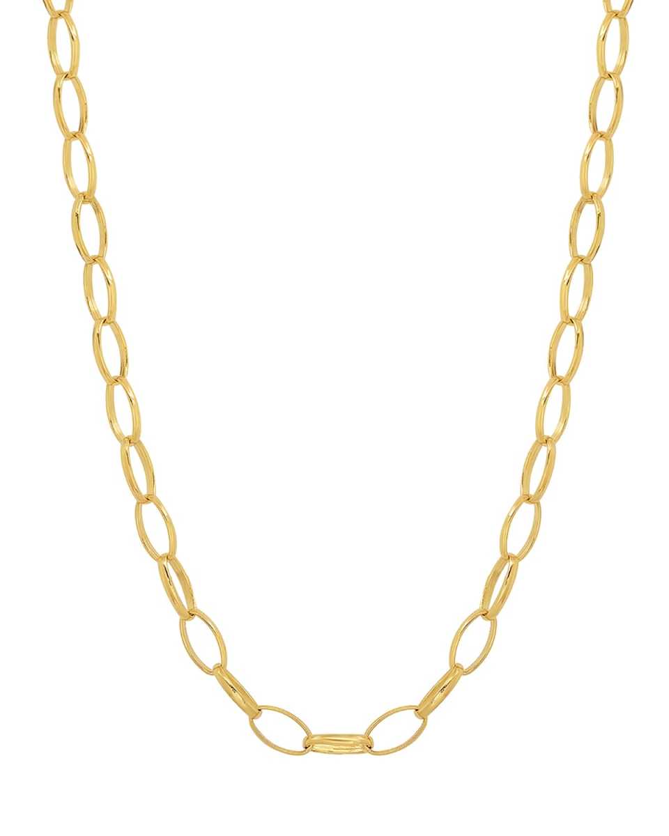 18k Small Edith Link Necklace