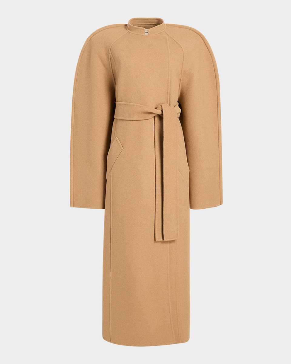 Rothen Belted Double Face Wool Coat