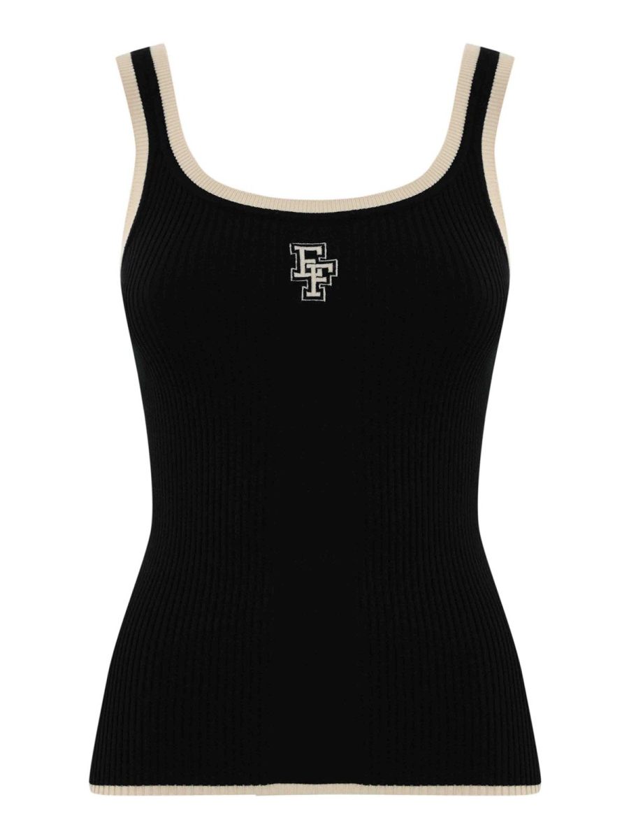 Elisabetta Franchi Top - Noir