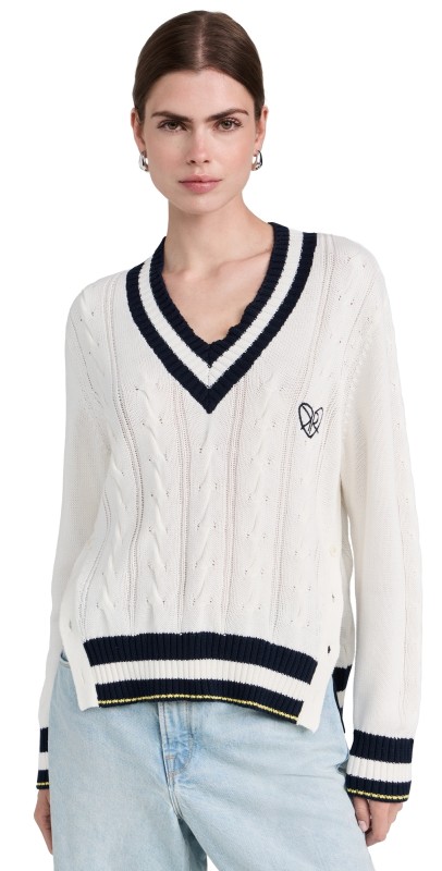 Kerri Rosenthal Patvee Sweater White