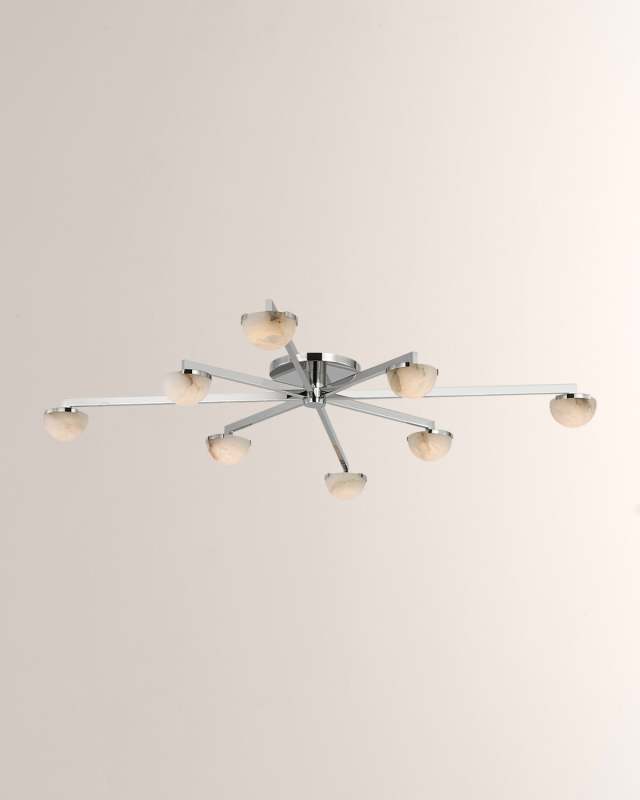 Pedra Extra-Large Staggered Arm Flush Mount