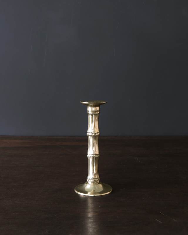 SIERRA MODERN Bamboo Small Candlestick Holder (Gold)