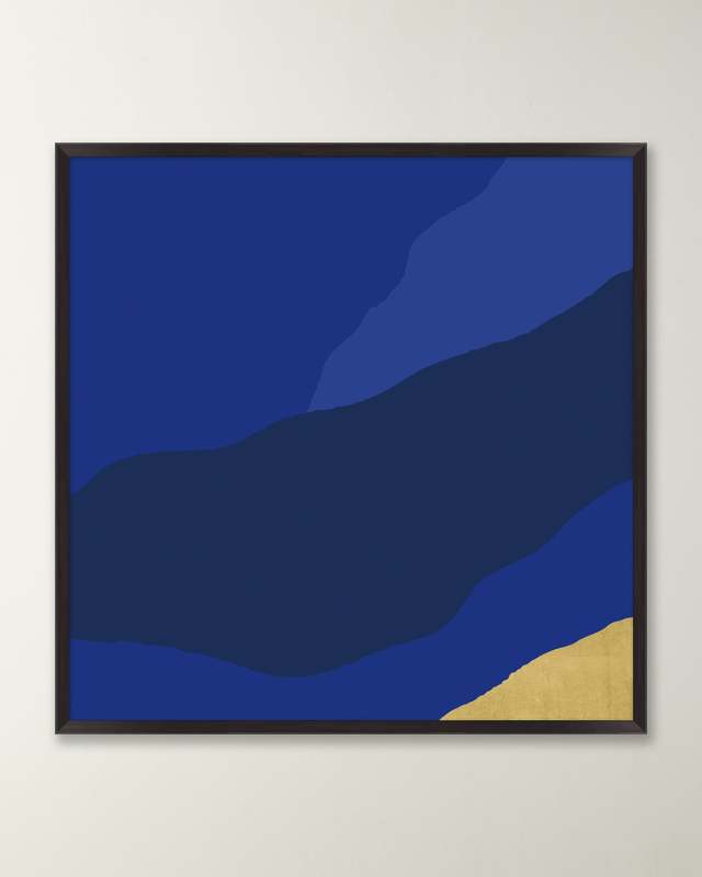 "Azure Song 2" Framed Giclee