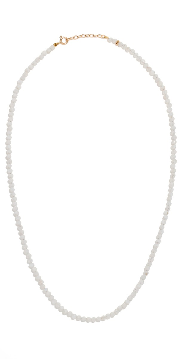 JIA JIA June Moonstone Beaded Necklace Moonsto