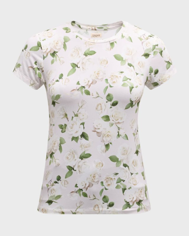 Ressi Short-Sleeve Floral Tee