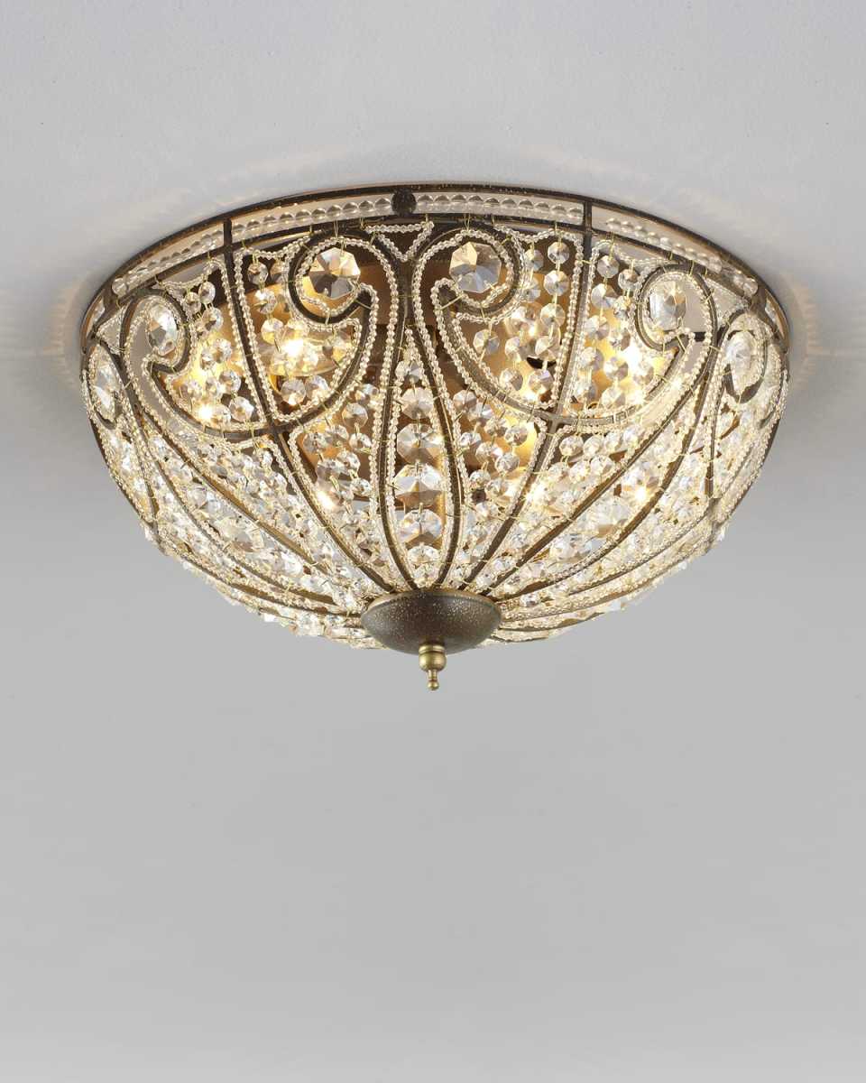 Elizabethan Large Flush-Mount Ceiling Light