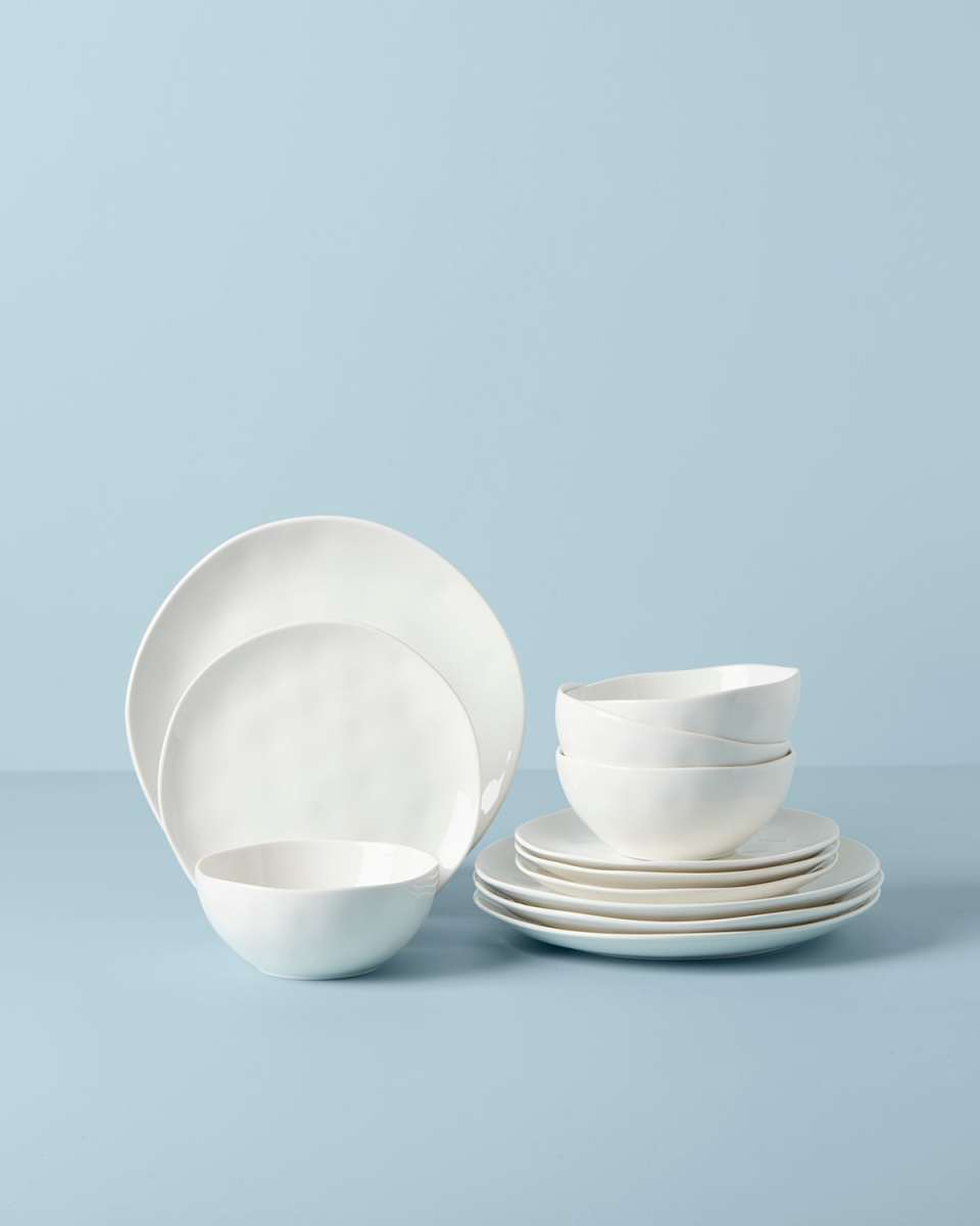 Bay Colors 12-Piece Dinnerware Set