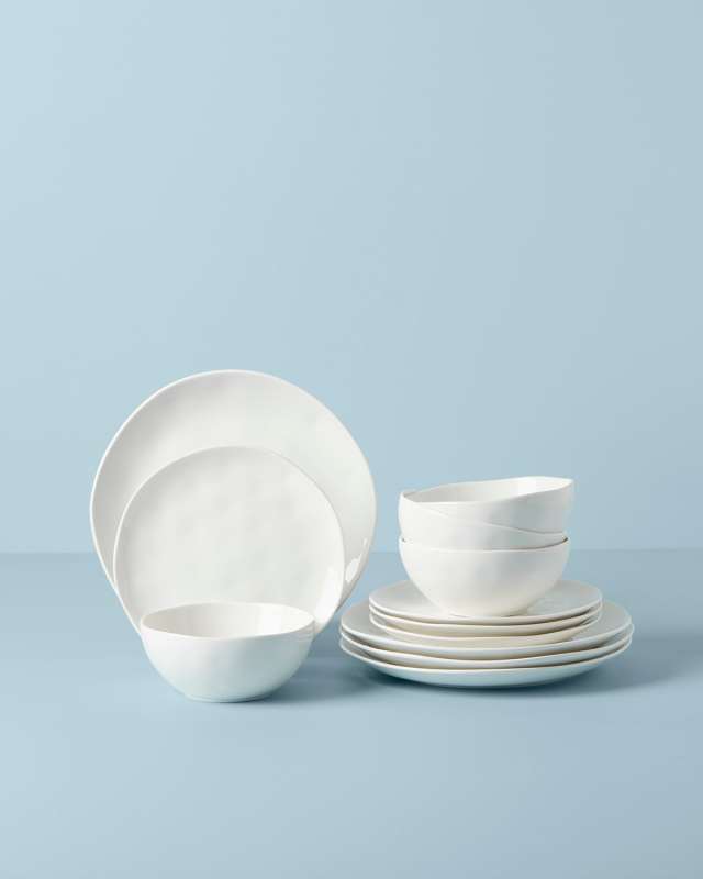 Bay Colors 12-Piece Dinnerware Set