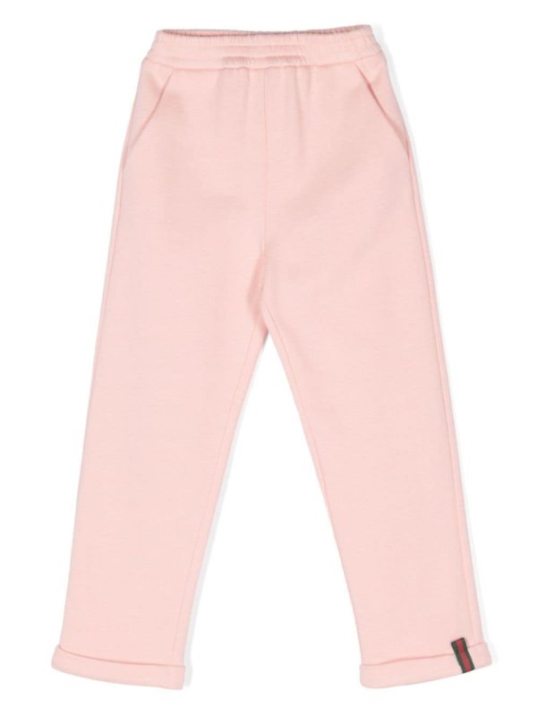 Web-detail track trousers