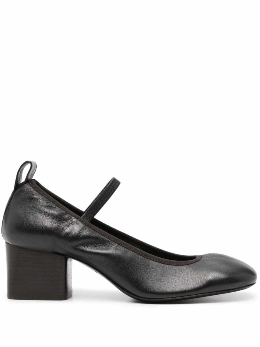 55mm square-toe pumps