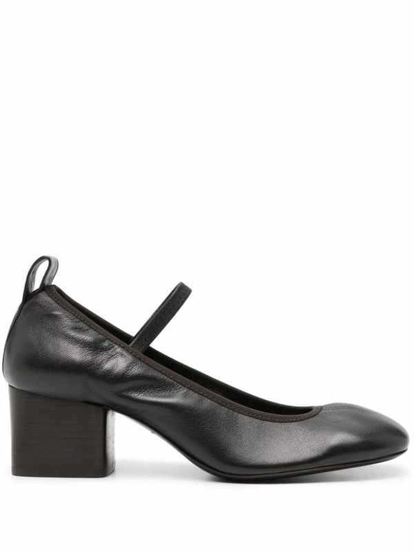55mm square-toe pumps