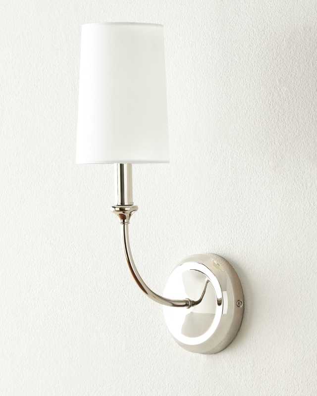 Sylvan Polished Nickel Sconce