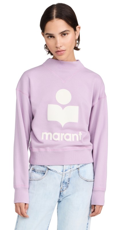 Isabel Marant Étoile Moby Sweatshirt Lilac/Ecru