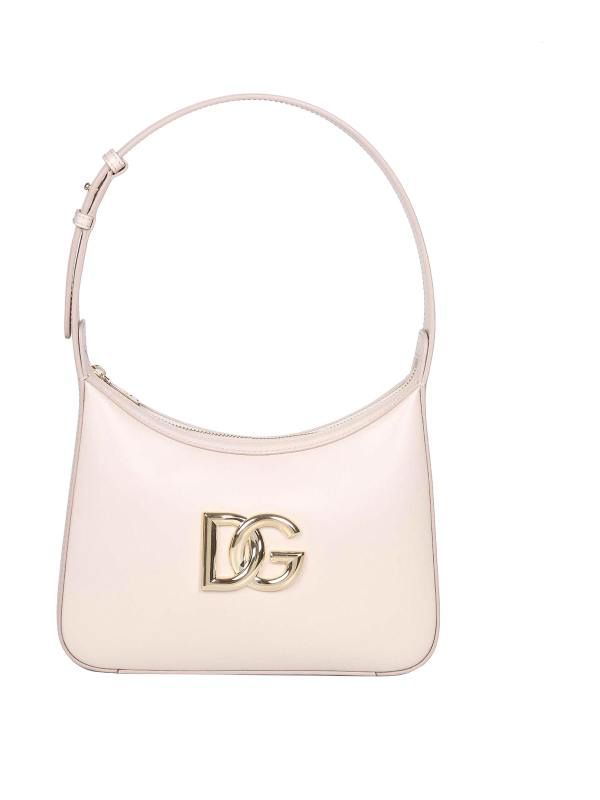 Dolce & Gabbana Sac Porté Épaule - Rose Clair