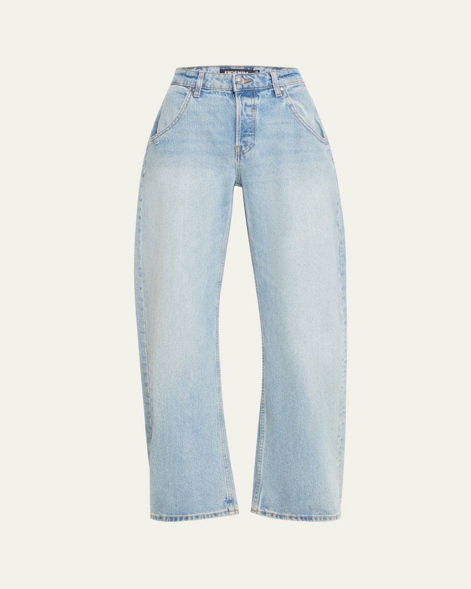 Enzo Mid-Rise Barrel Jeans