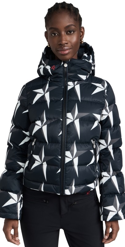 Perfect Moment Polar Flare II Jacket Star Print Black