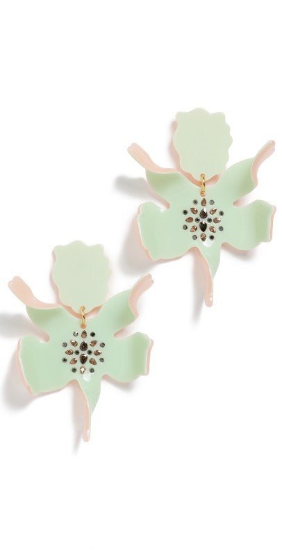 Lele Sadoughi Paper Lily Earrings Kiw