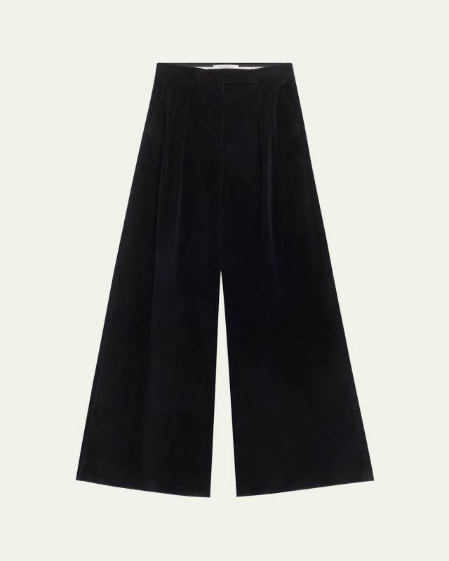 Gilly Wide-Leg Corduroy Trousers