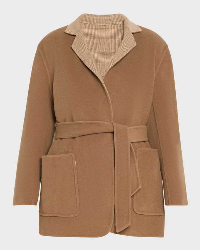 Mirko Reversible Wrap Coat