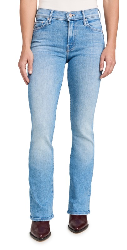 MOTHER Petite Lil Outsider Sneak Jeans Flag Me Down