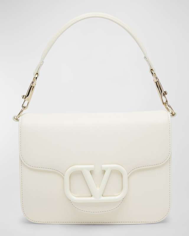 Loco VLOGO Flap Leather Shoulder Bag