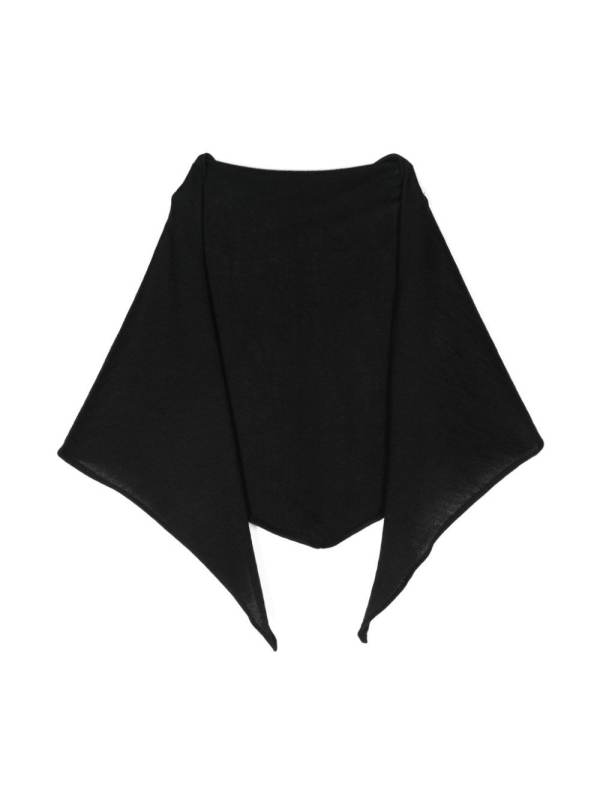 rolled-trim scarf