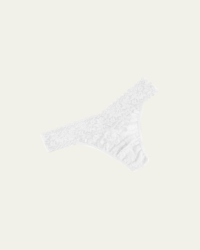 Signature Lace Original-Rise Rolled Thong