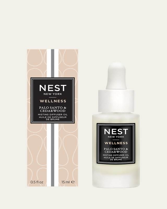 0.5 oz. Palo Santo & Cedarwood Misting Diffuser Oil