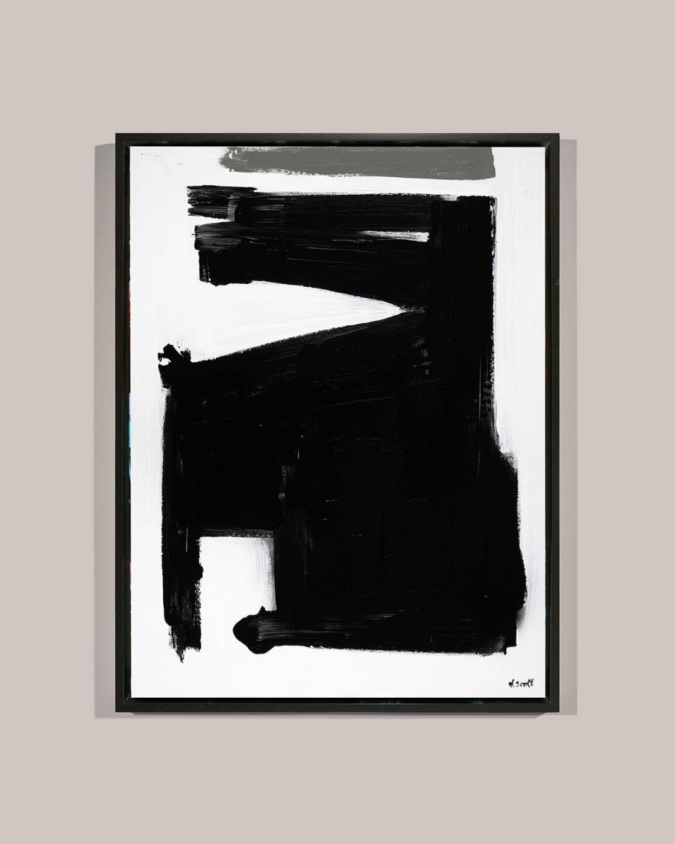 Black & White Abstract Giclee