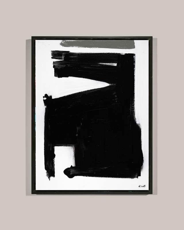 Black & White Abstract Giclee