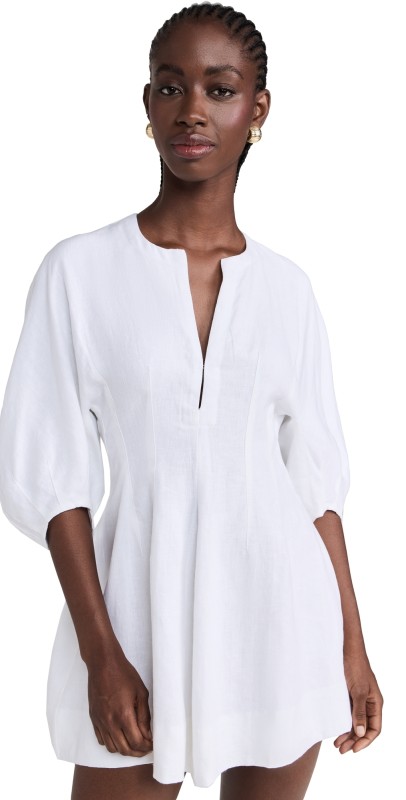 FAITHFULL THE BRAND Soleil Mini Dress White