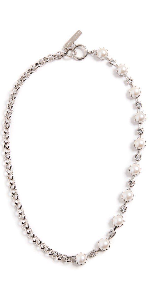 Justine Clenquet Moriah Necklace Palladium