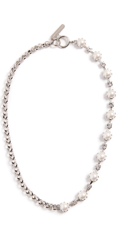 Justine Clenquet Moriah Necklace Palladium