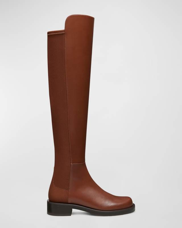 5050 Bold Leather Over-The-Knee Boots