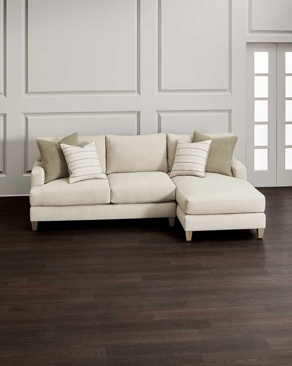 Mila 2-Piece Right Chaise Sectional