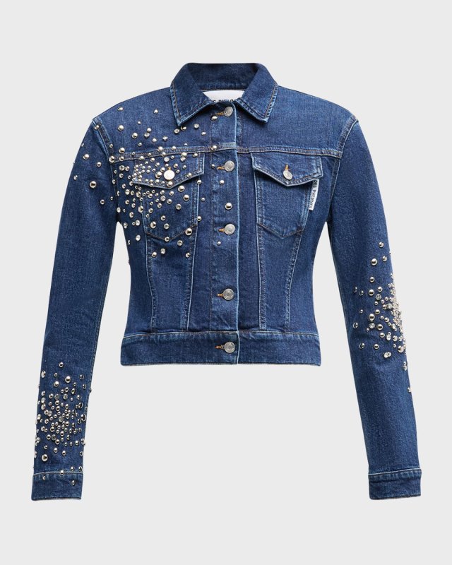 Embellished Classic Denim Jacket