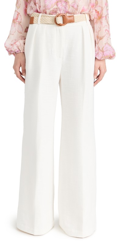 Zimmermann August Tuck Pants Ivory