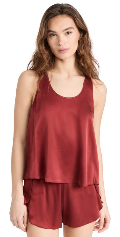 Lunya Rest Your Best Sleepwear Kit Morana Crimson