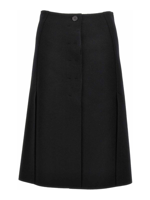 Lanvin Jupe Midi - Noir
