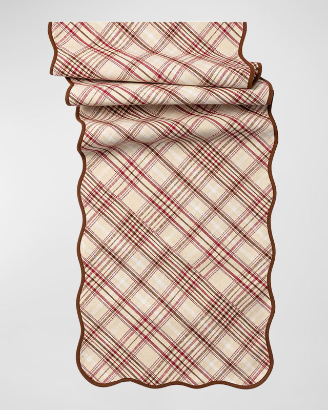 Harvest Tartan Table Runner, 18" x 90"