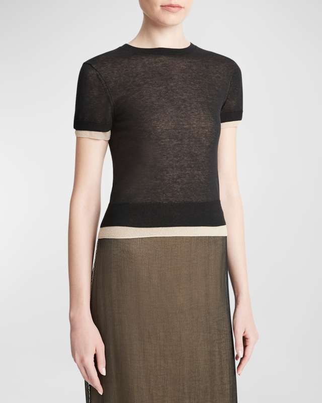 Double-Layer Short-Sleeve T-Shirt