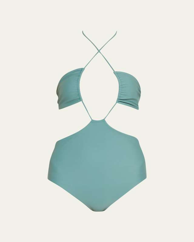 Layla Halter One-Piece Swimsuit