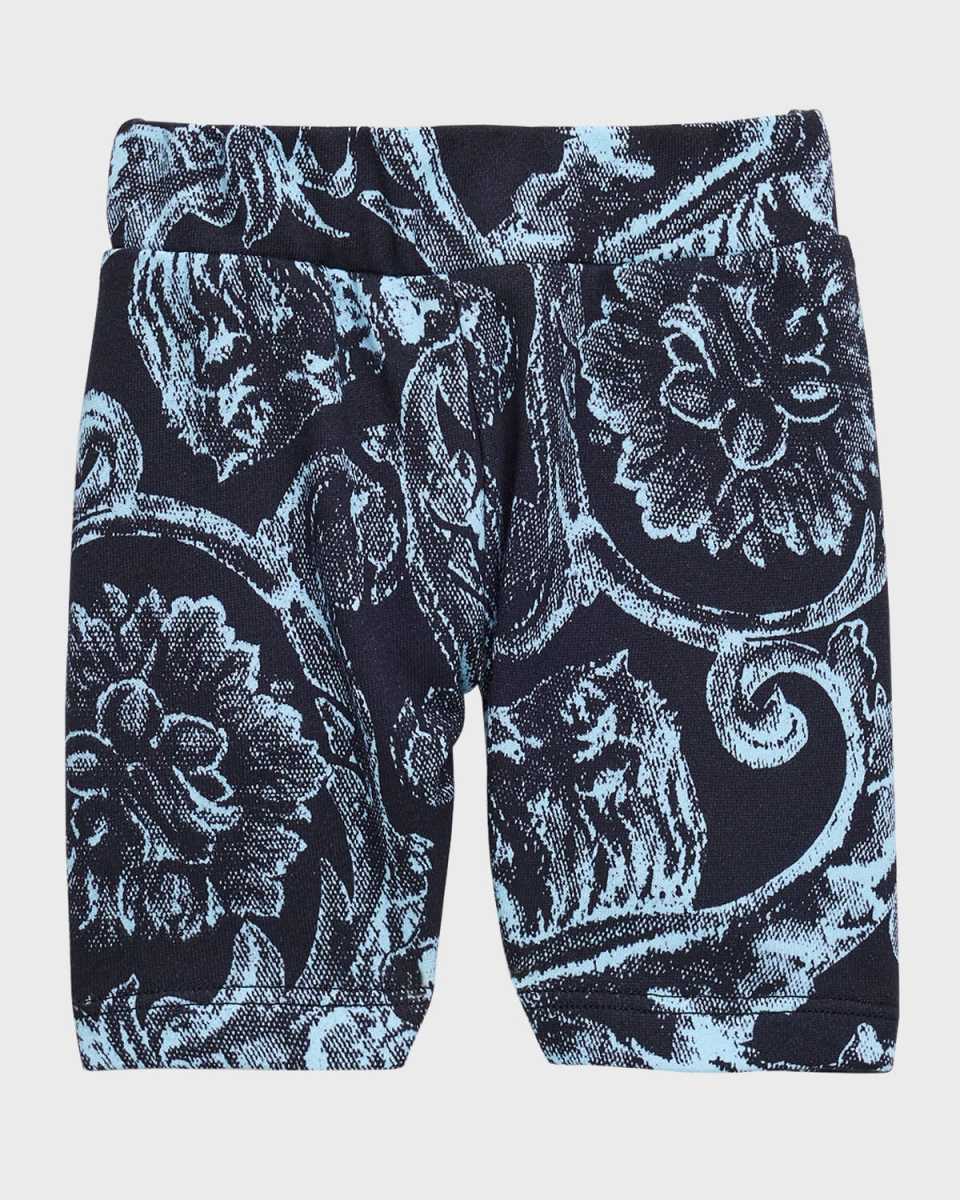 Boy's Barocco Fleece Shorts, Size 12M-