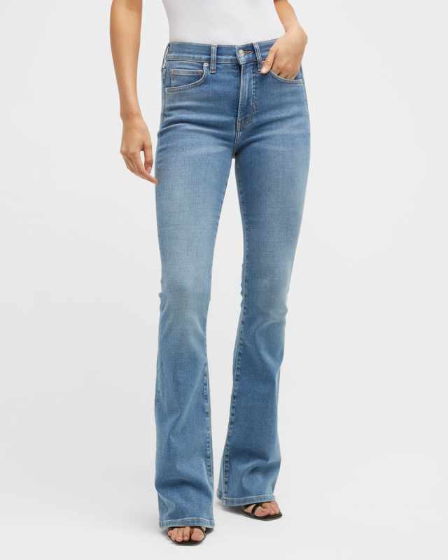 Beverly High-Rise Skinny Flared Jeans