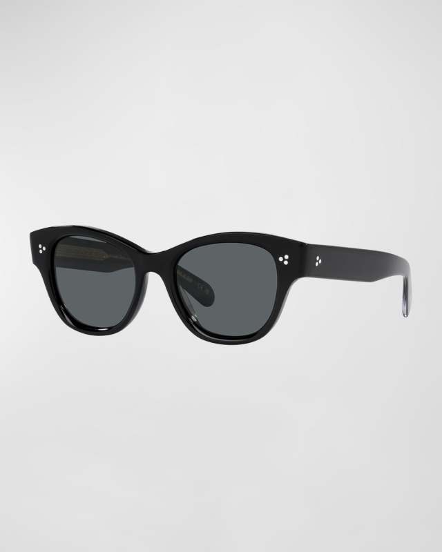 The Eadie Polarized Acetate Sunglasses