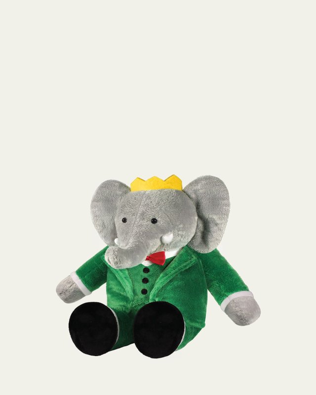 Classic Seated Babar Stuffed Toy